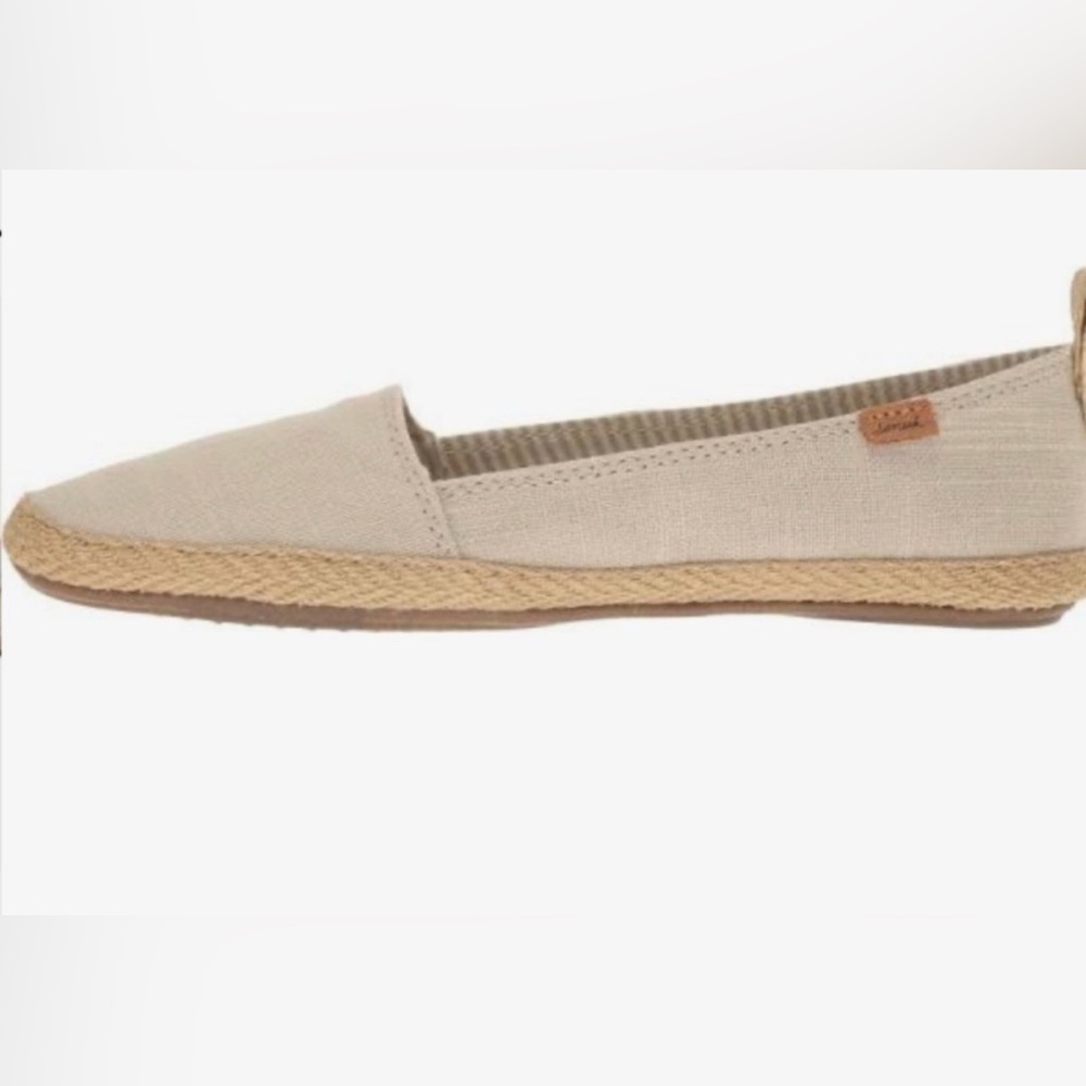 Sanuk Espie Espadrille Slip-On Flat Size 7